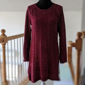 L.A. Gold tunic sweater, juniors XL, dark pink